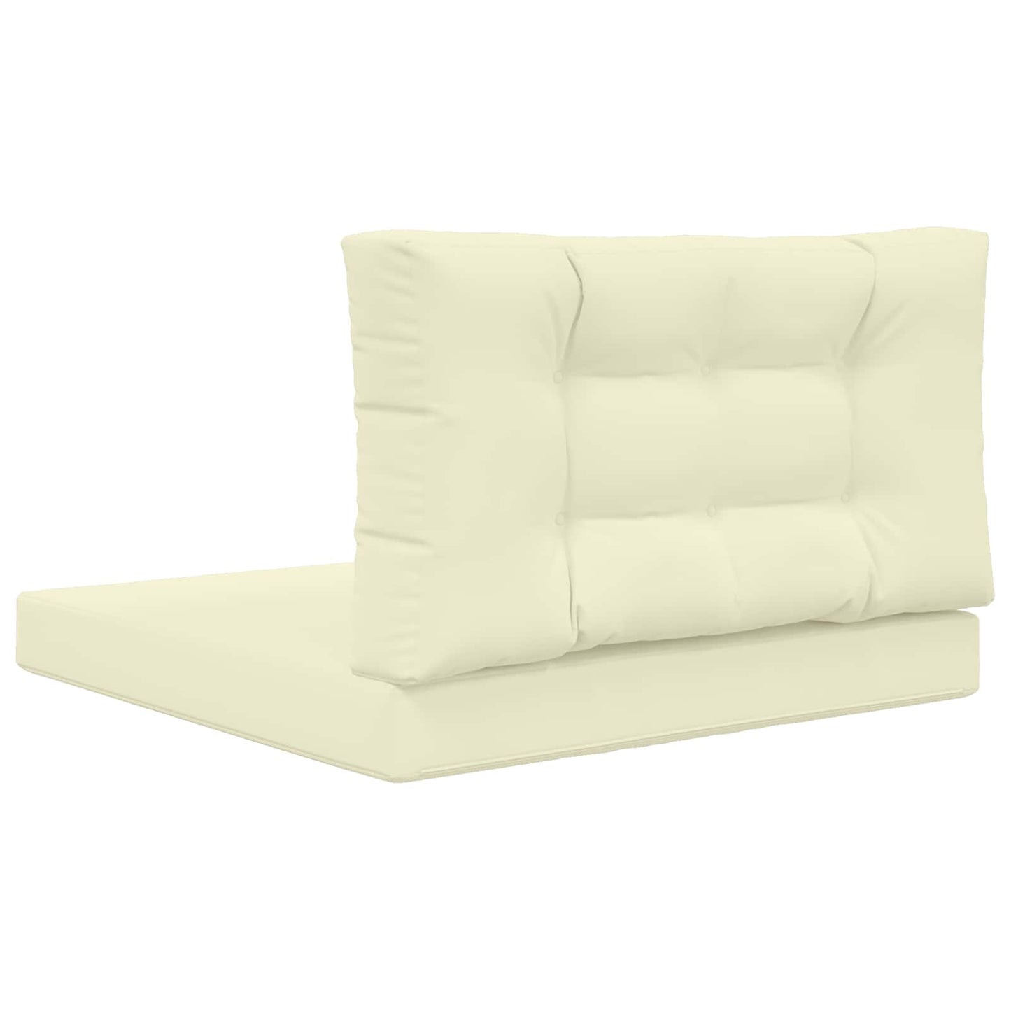 Buiten bankkussen 2 pcs Crème Polyester