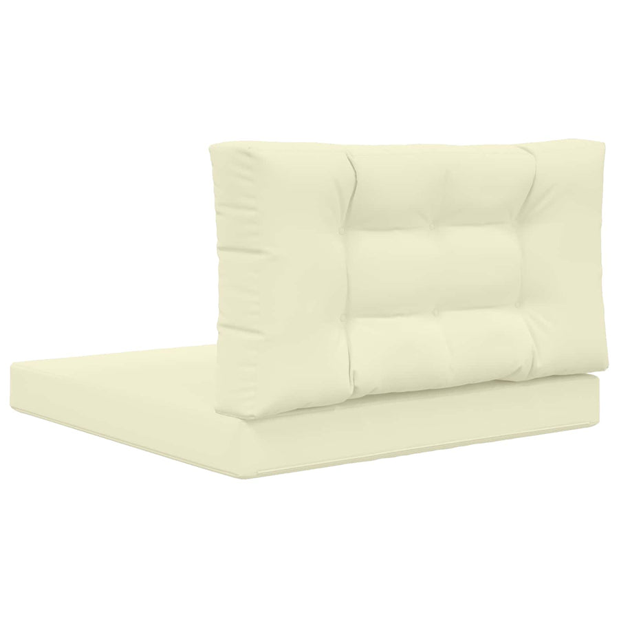 Buiten bankkussen 2 pcs Crème Polyester