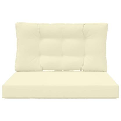 Buiten bankkussen 2 pcs Crème Polyester