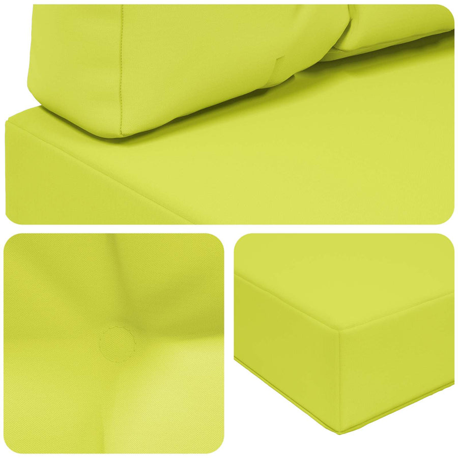 Buiten bankkussen 2 pcs Groen Polyester