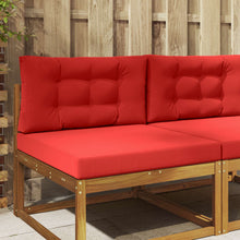 Buiten bankkussen 2 pcs Rood Polyester
