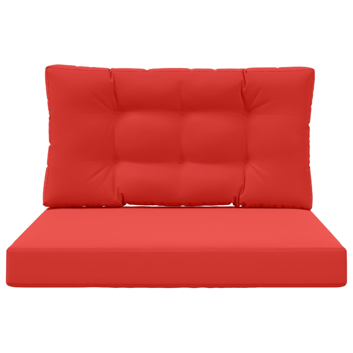 Buiten bankkussen 2 pcs Rood Polyester