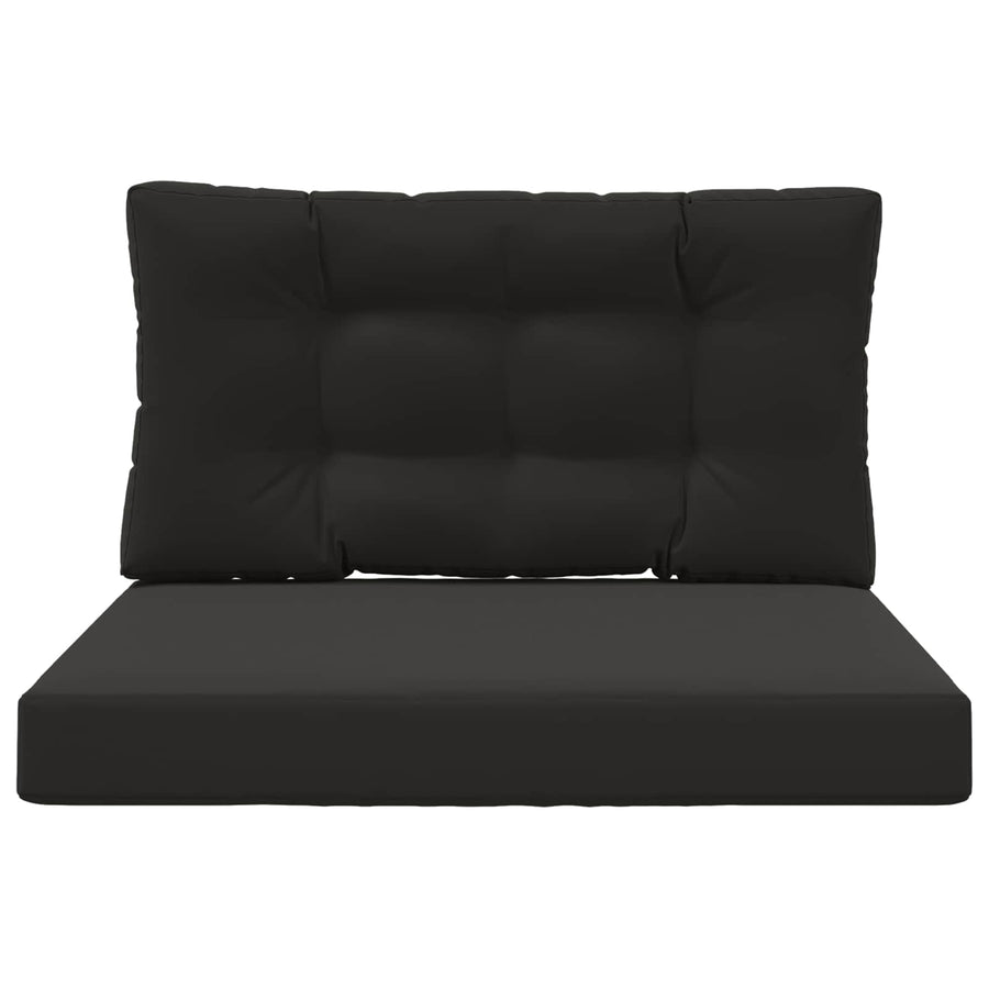 Buiten bankkussen 2 pcs Zwart Polyester