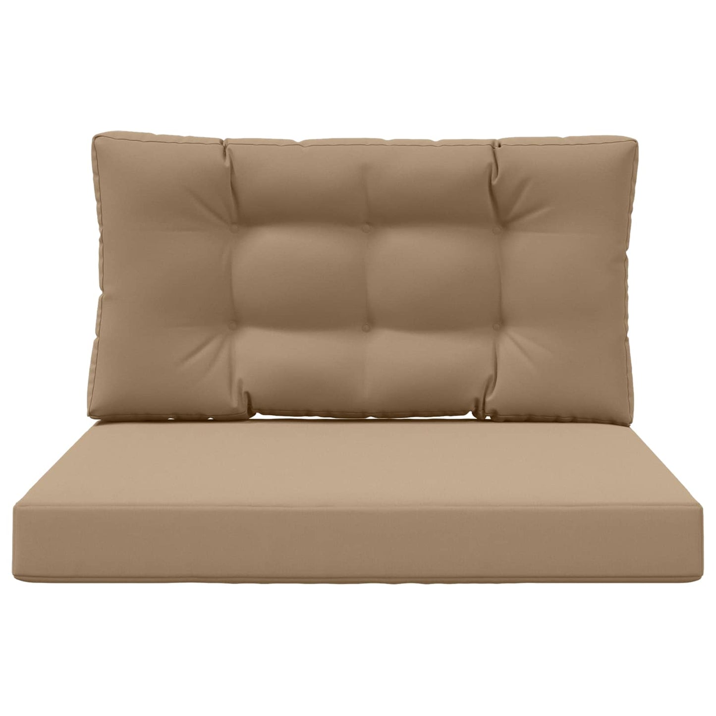 Buiten bankkussen 2 pcs Taupe Polyester