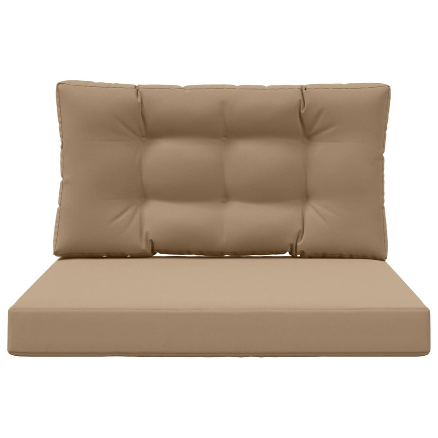 Buiten bankkussen 2 pcs Taupe Polyester