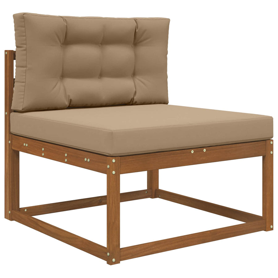 Buiten bankkussen 2 pcs Taupe Polyester