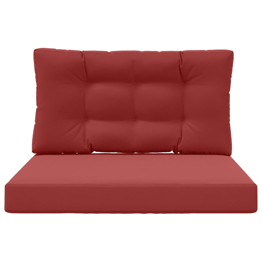 Buiten bankkussen 2 pcs Wijnrood Polyester