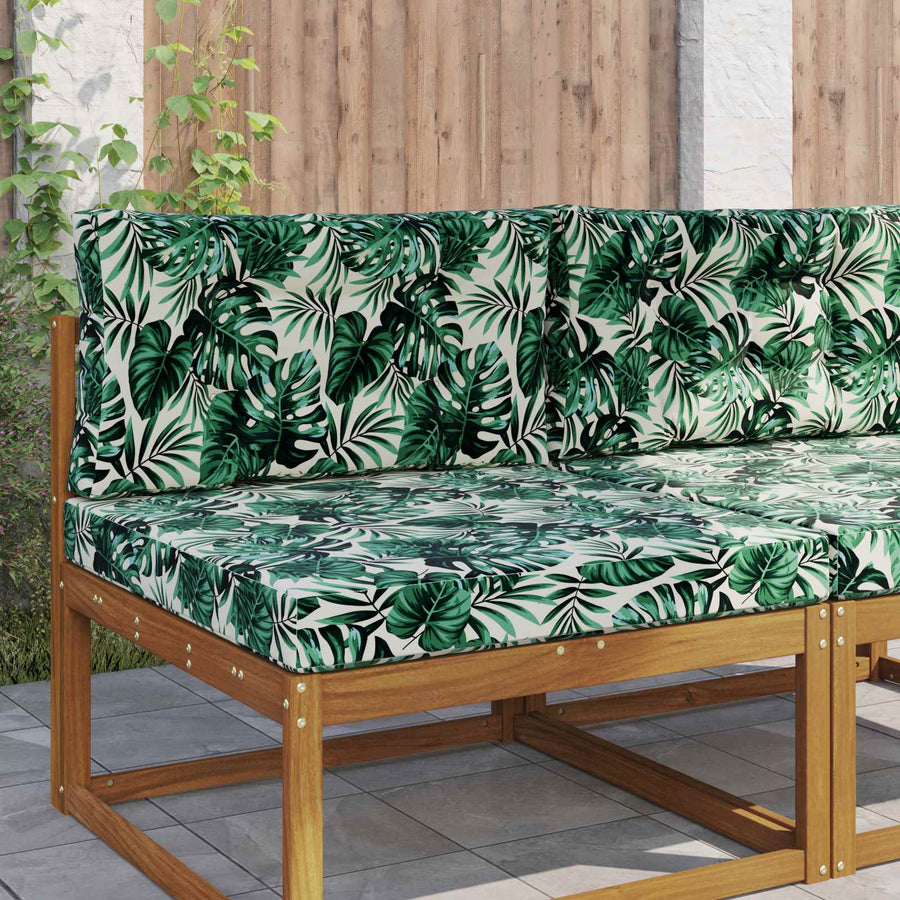 Buiten bankkussen 2 pcs Bladpatroon Polyester