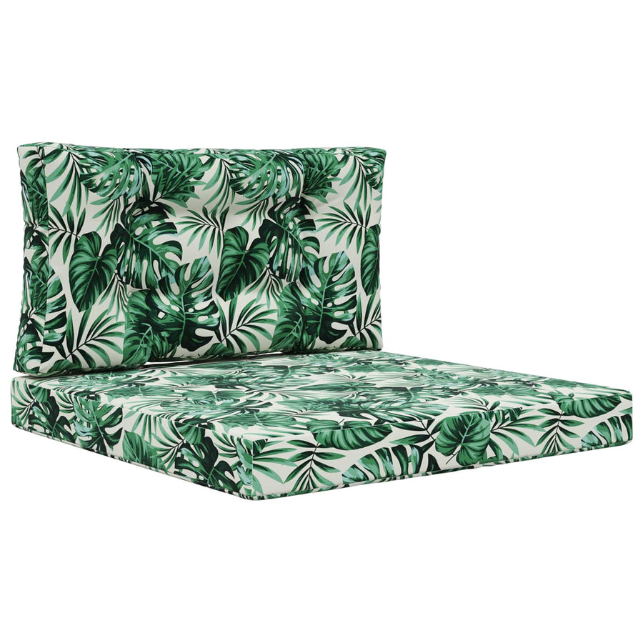 Buiten bankkussen 2 pcs Bladpatroon Polyester