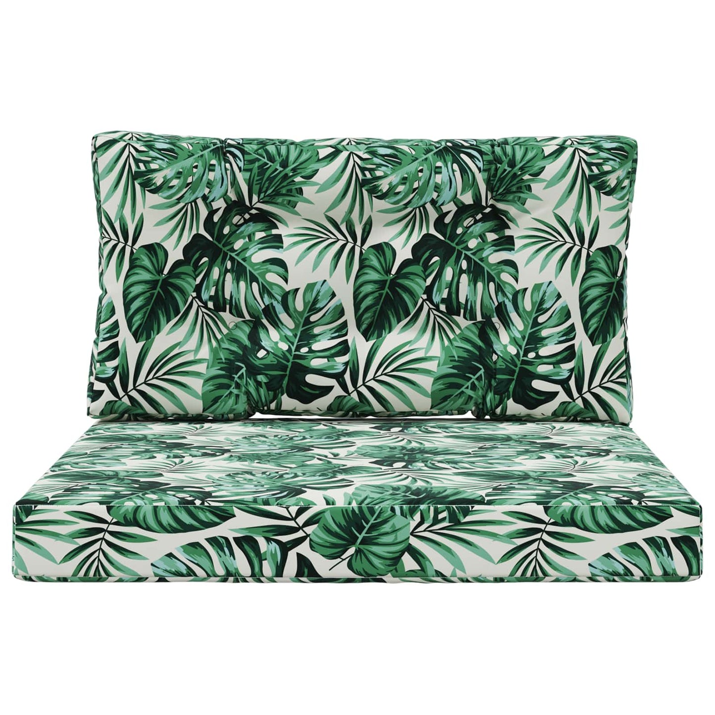 Buiten bankkussen 2 pcs Bladpatroon Polyester