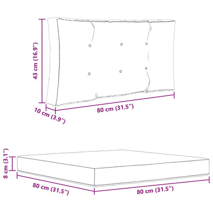 Buiten bankkussen 2 pcs kleurrijk Polyester