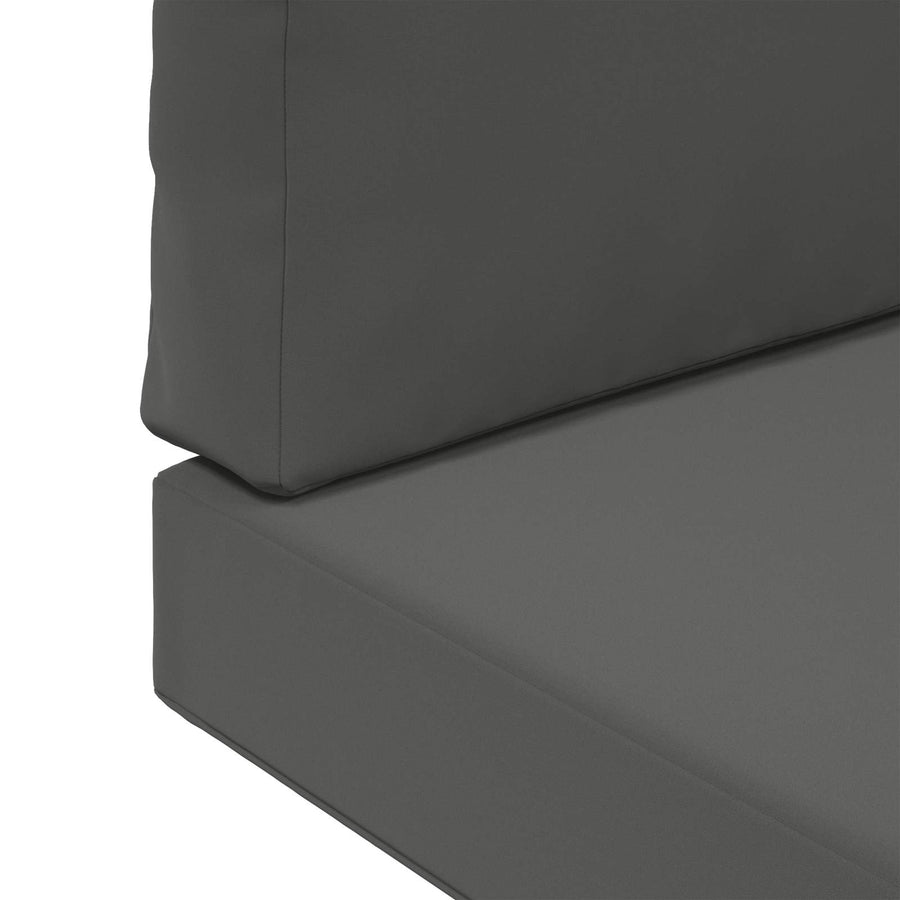Buiten bankkussen 3 pcs Antraciet Polyester