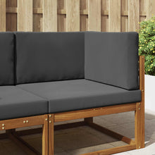 Buiten bankkussen 3 pcs Antraciet Polyester