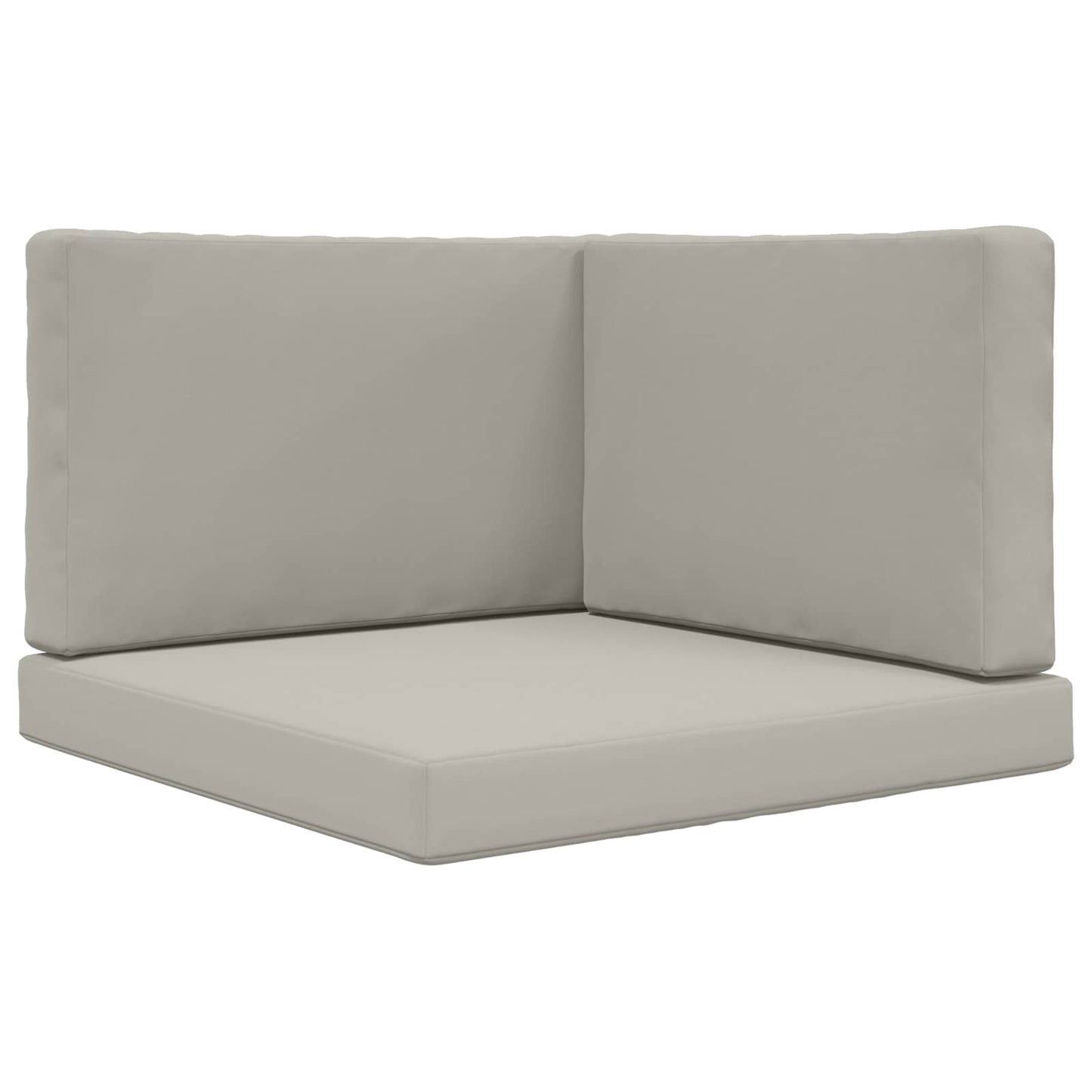 Buiten bankkussen 3 pcs Grijs Polyester