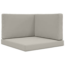 Buiten bankkussen 3 pcs Grijs Polyester
