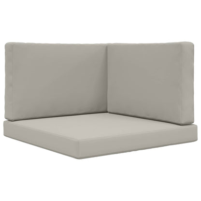 Buiten bankkussen 3 pcs Grijs Polyester