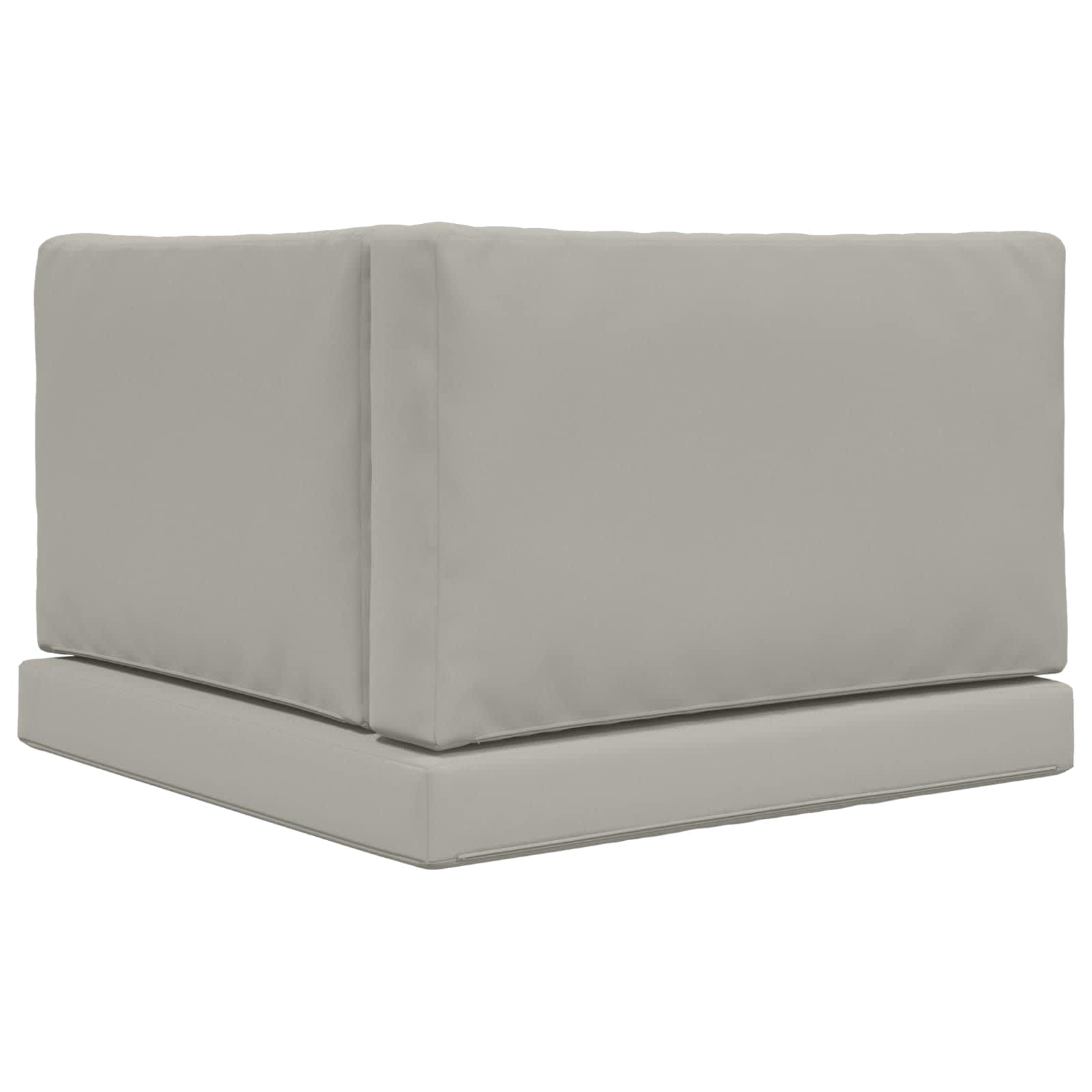 Buiten bankkussen 3 pcs Grijs Polyester