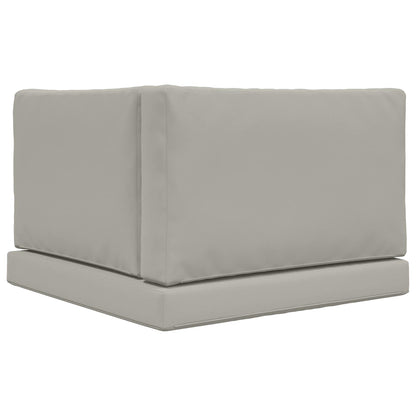 Buiten bankkussen 3 pcs Grijs Polyester