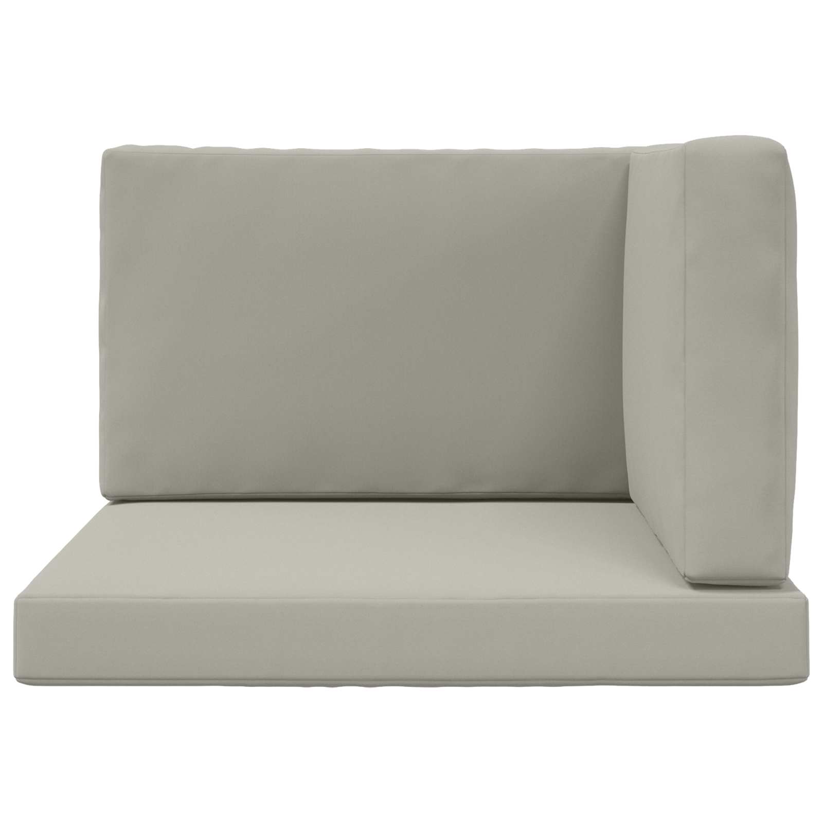 Buiten bankkussen 3 pcs Grijs Polyester