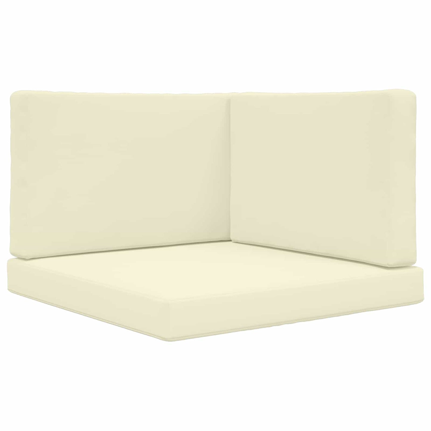 Buiten bankkussen 3 pcs Crème Polyester