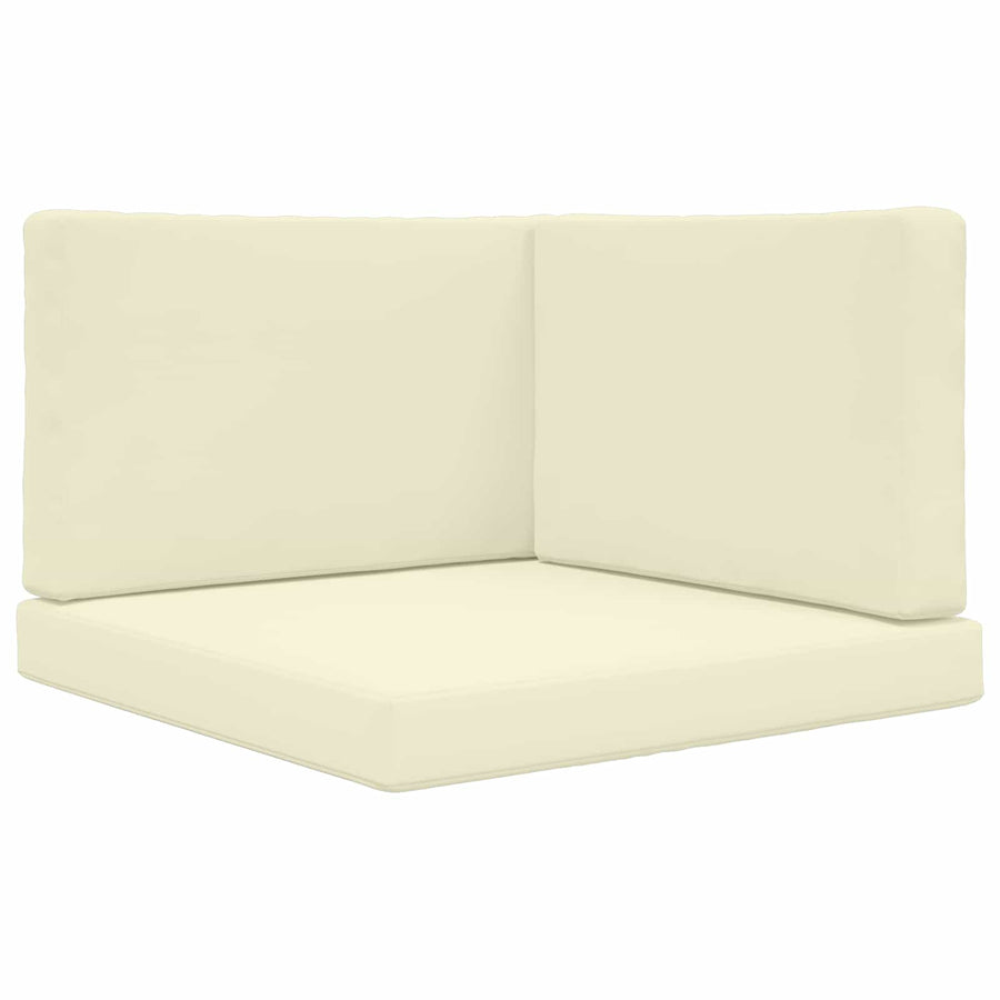 Buiten bankkussen 3 pcs Crème Polyester