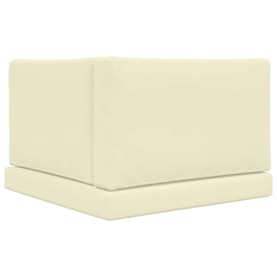 Buiten bankkussen 3 pcs Crème Polyester