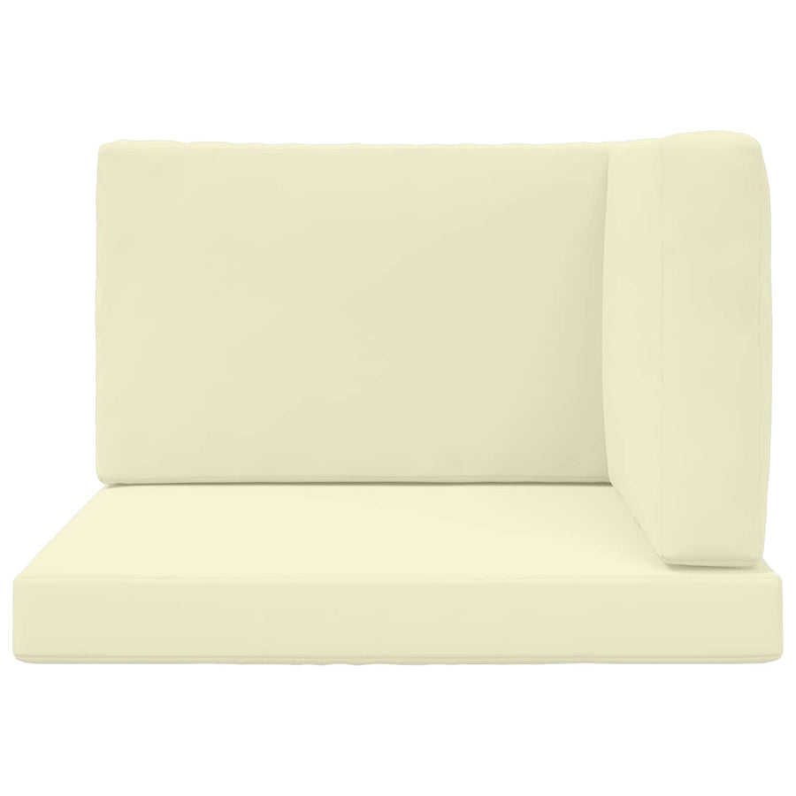 Buiten bankkussen 3 pcs Crème Polyester