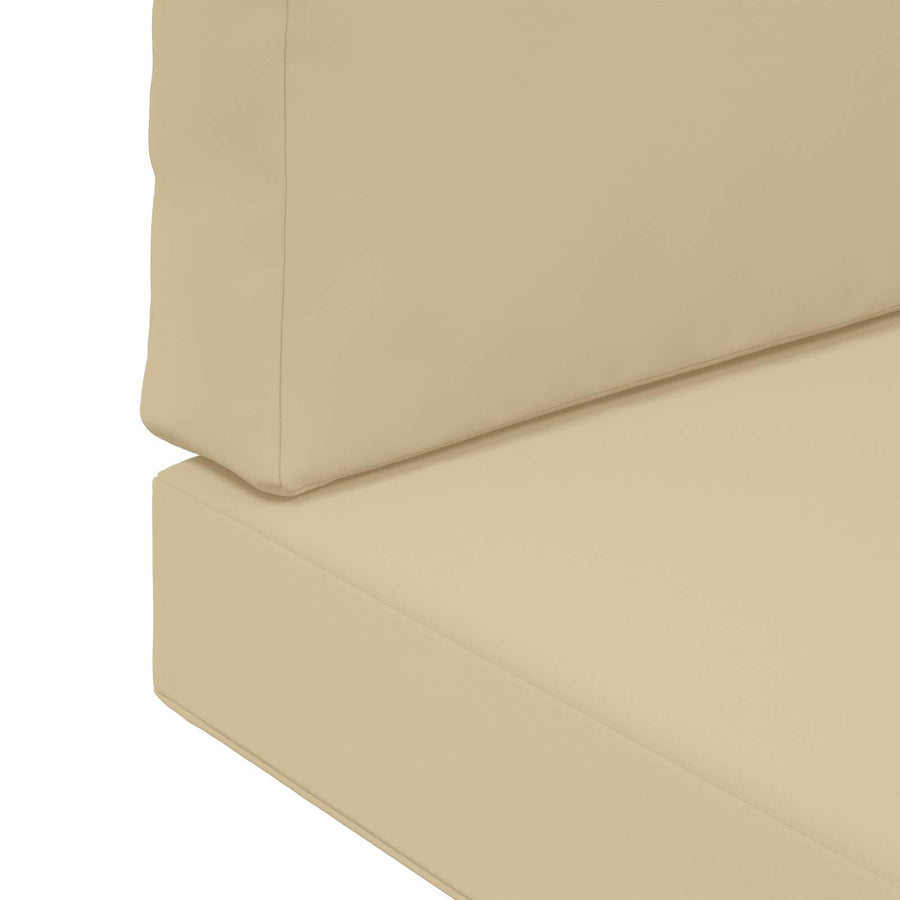 Buiten bankkussen 3 pcs Beige Polyester