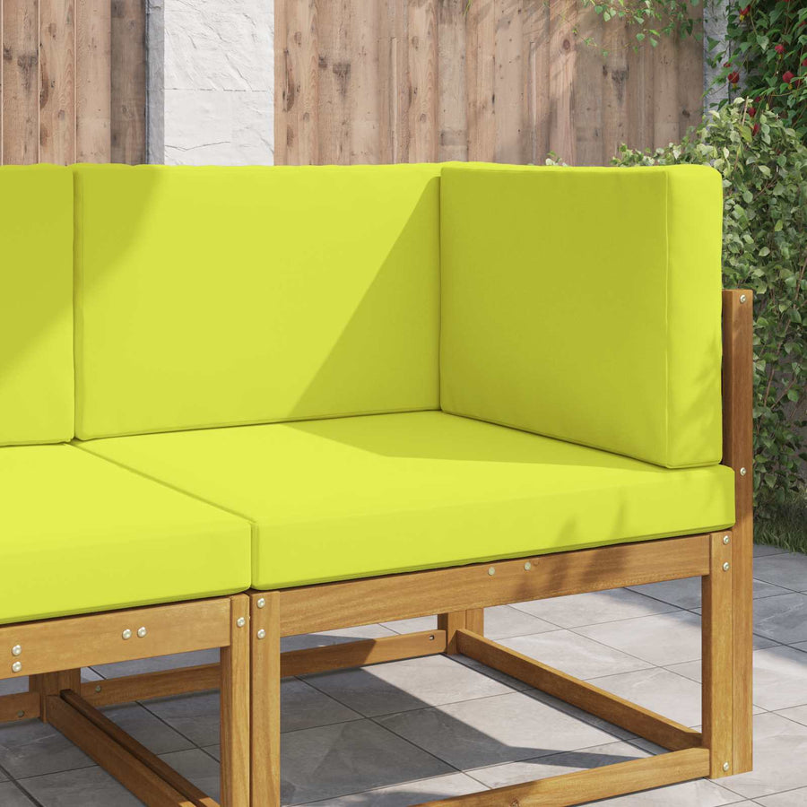 Buiten bankkussen 3 pcs Groen Polyester