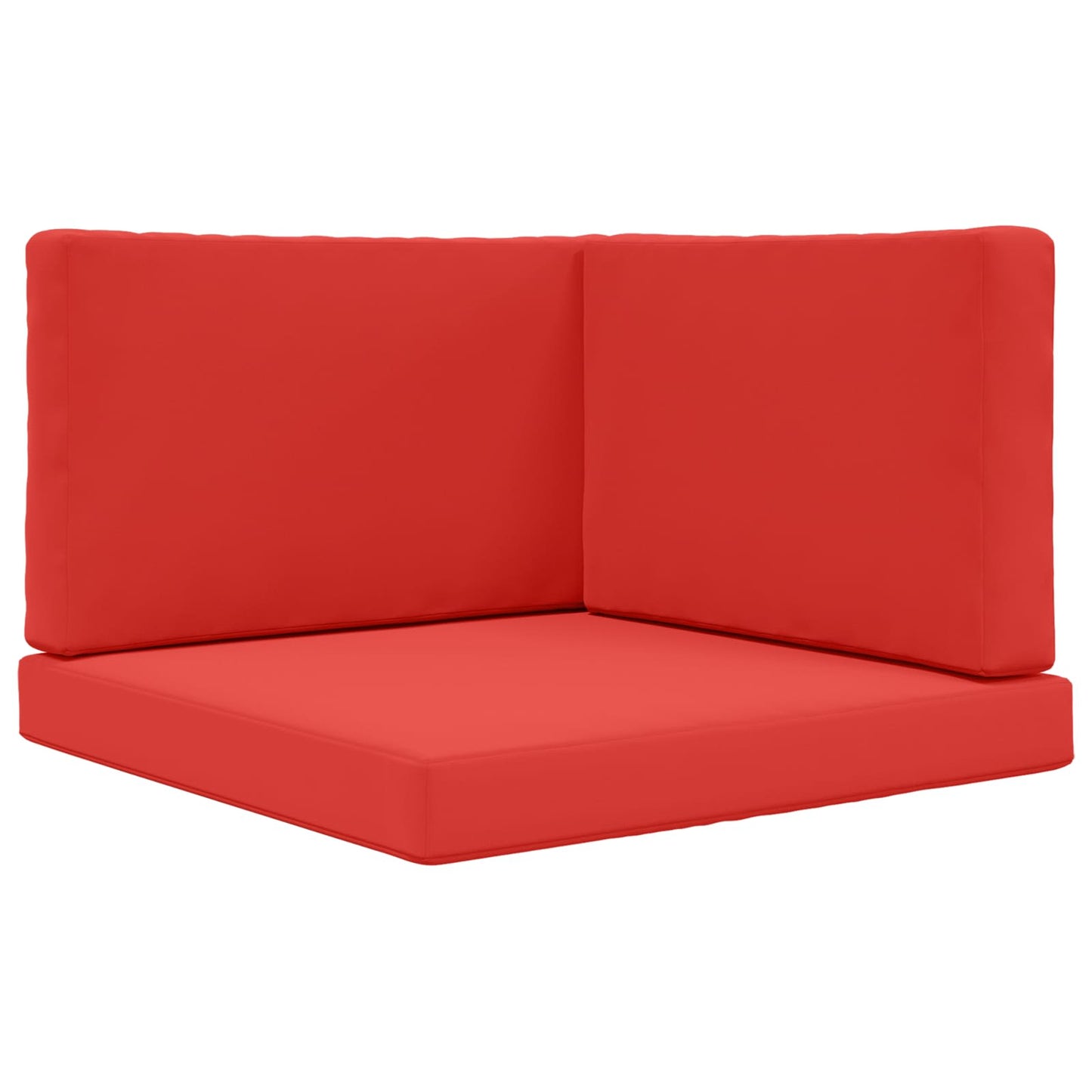Buiten bankkussen 3 pcs Rood Polyester