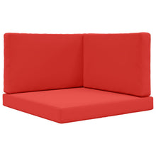 Buiten bankkussen 3 pcs Rood Polyester