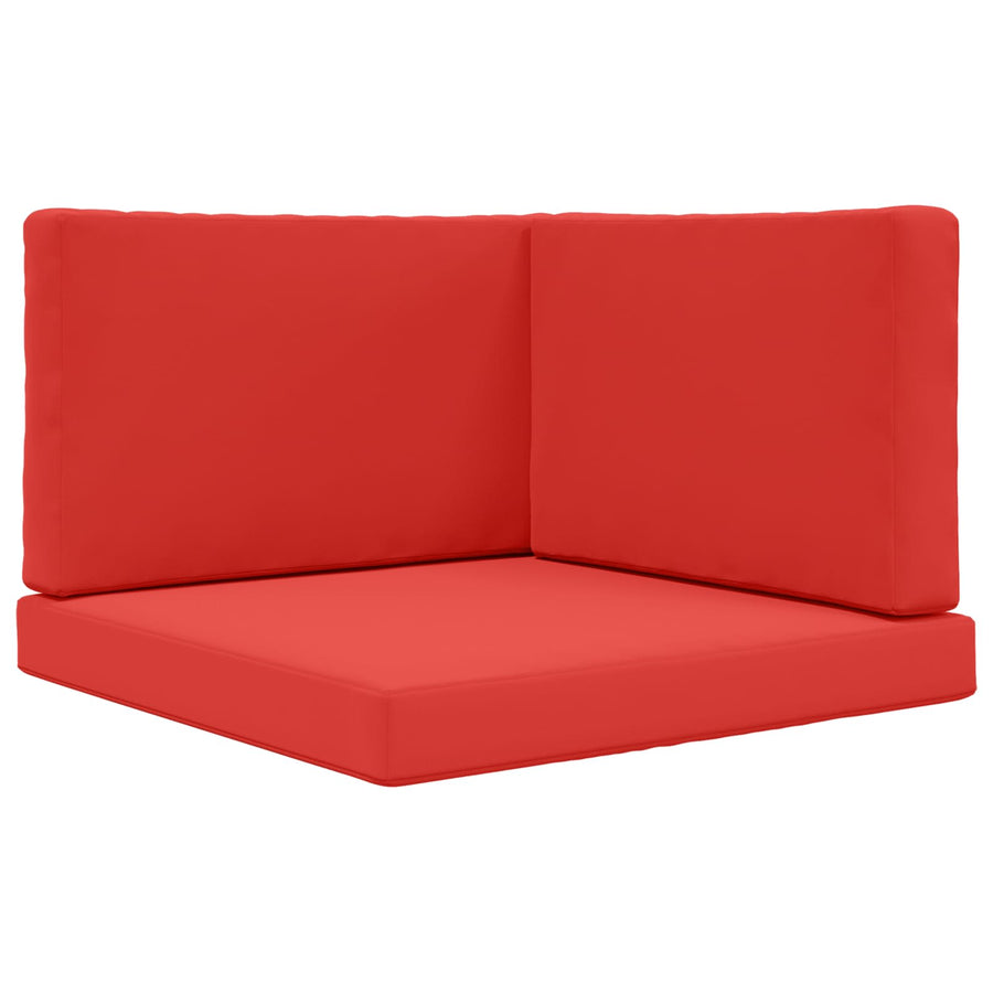 Buiten bankkussen 3 pcs Rood Polyester