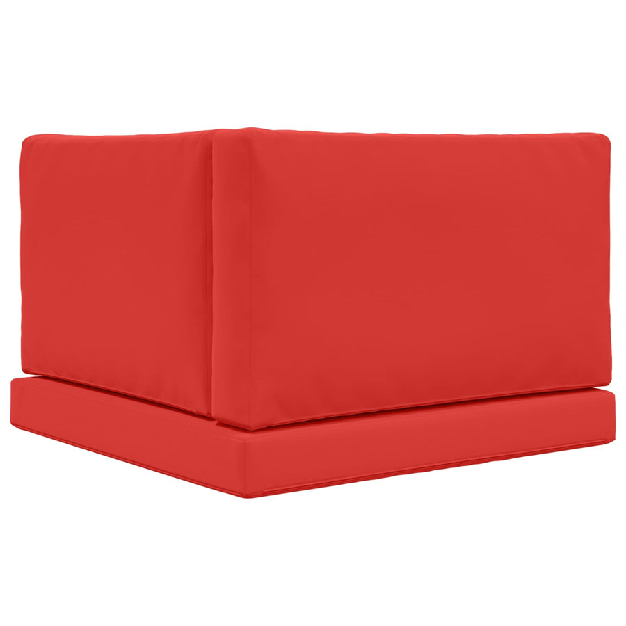 Buiten bankkussen 3 pcs Rood Polyester