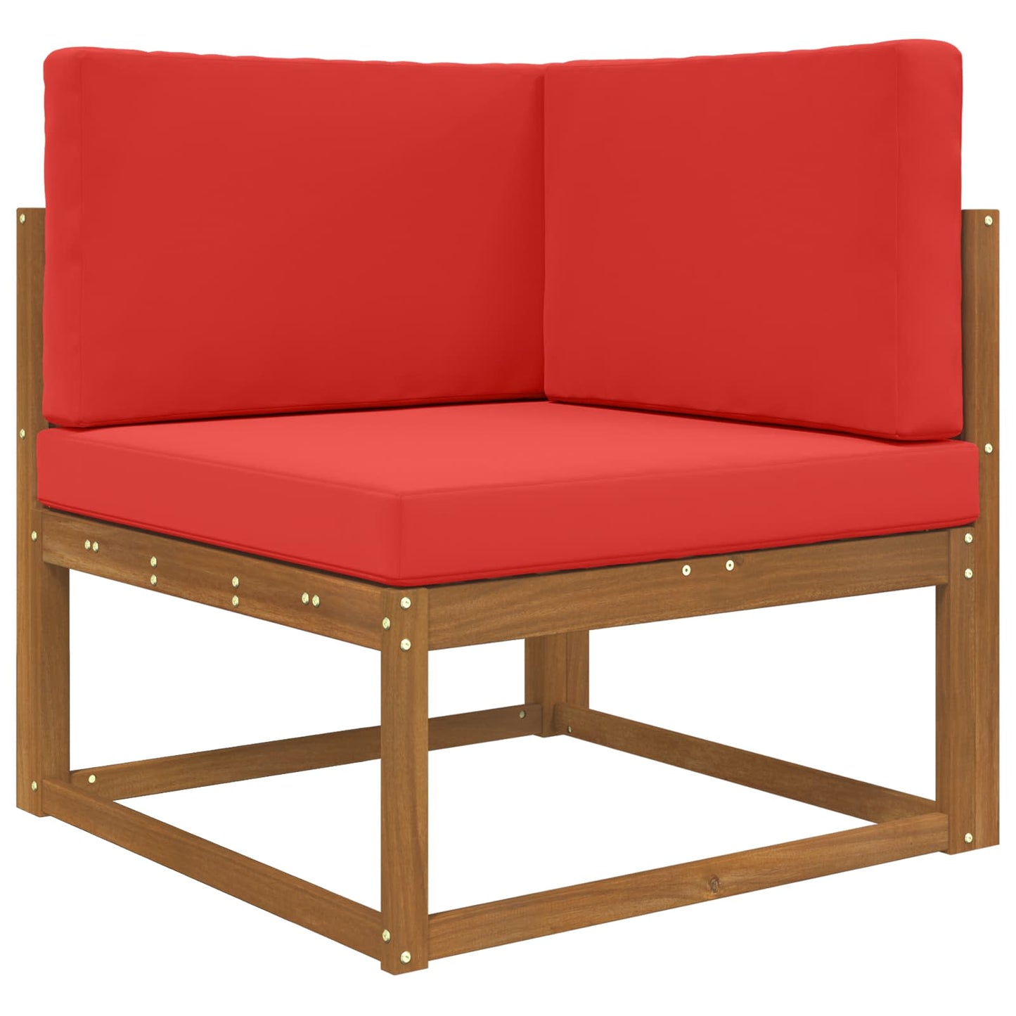 Buiten bankkussen 3 pcs Rood Polyester