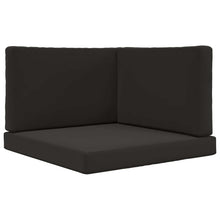 Buiten bankkussen 3 pcs Zwart Polyester