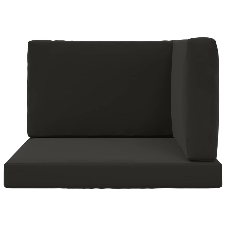 Buiten bankkussen 3 pcs Zwart Polyester
