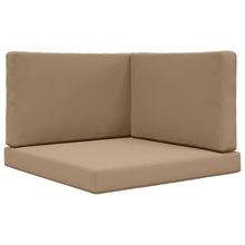 Buiten bankkussen 3 pcs Taupe Polyester