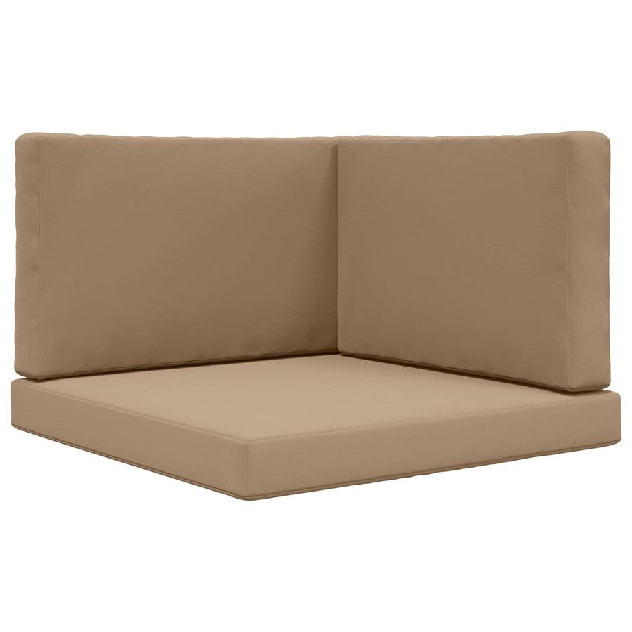 Buiten bankkussen 3 pcs Taupe Polyester
