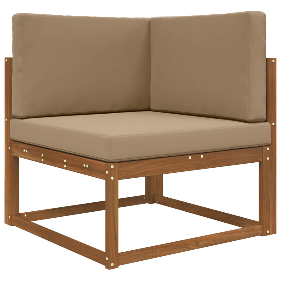 Buiten bankkussen 3 pcs Taupe Polyester