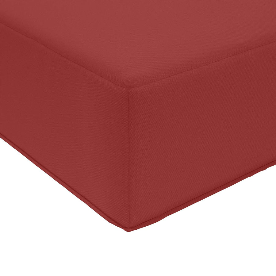 Buiten bankkussen 3 pcs Wijnrood Polyester