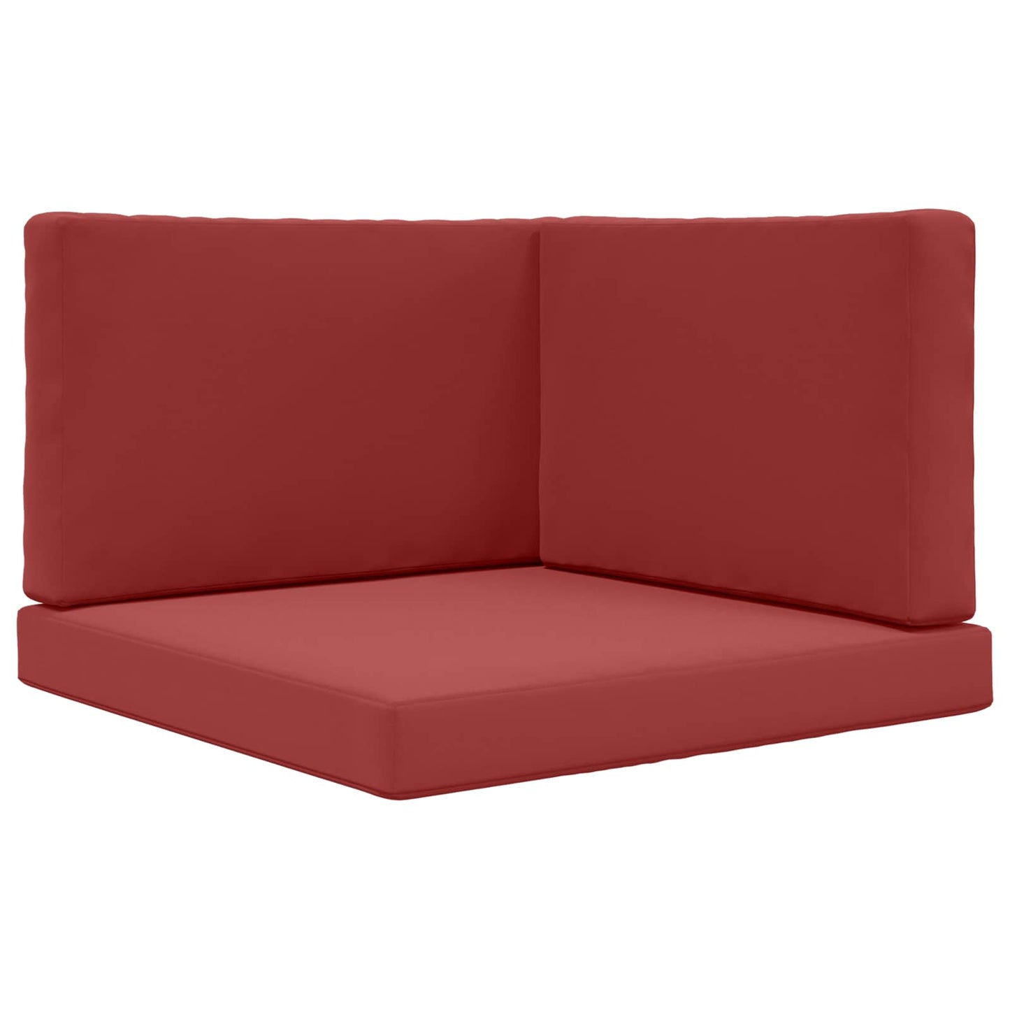 Buiten bankkussen 3 pcs Wijnrood Polyester