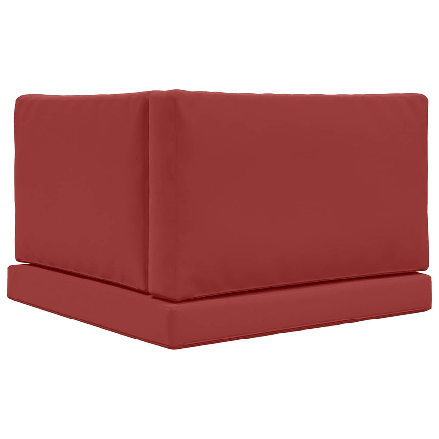 Buiten bankkussen 3 pcs Wijnrood Polyester