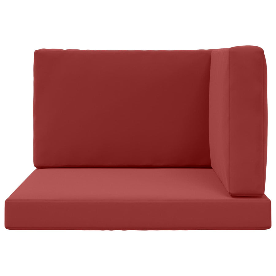Buiten bankkussen 3 pcs Wijnrood Polyester