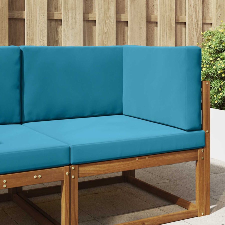 Buiten bankkussen 3 pcs Koninklijk Blauw Polyester