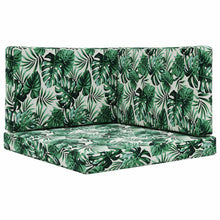 Buiten bankkussen 3 pcs Bladpatroon Polyester