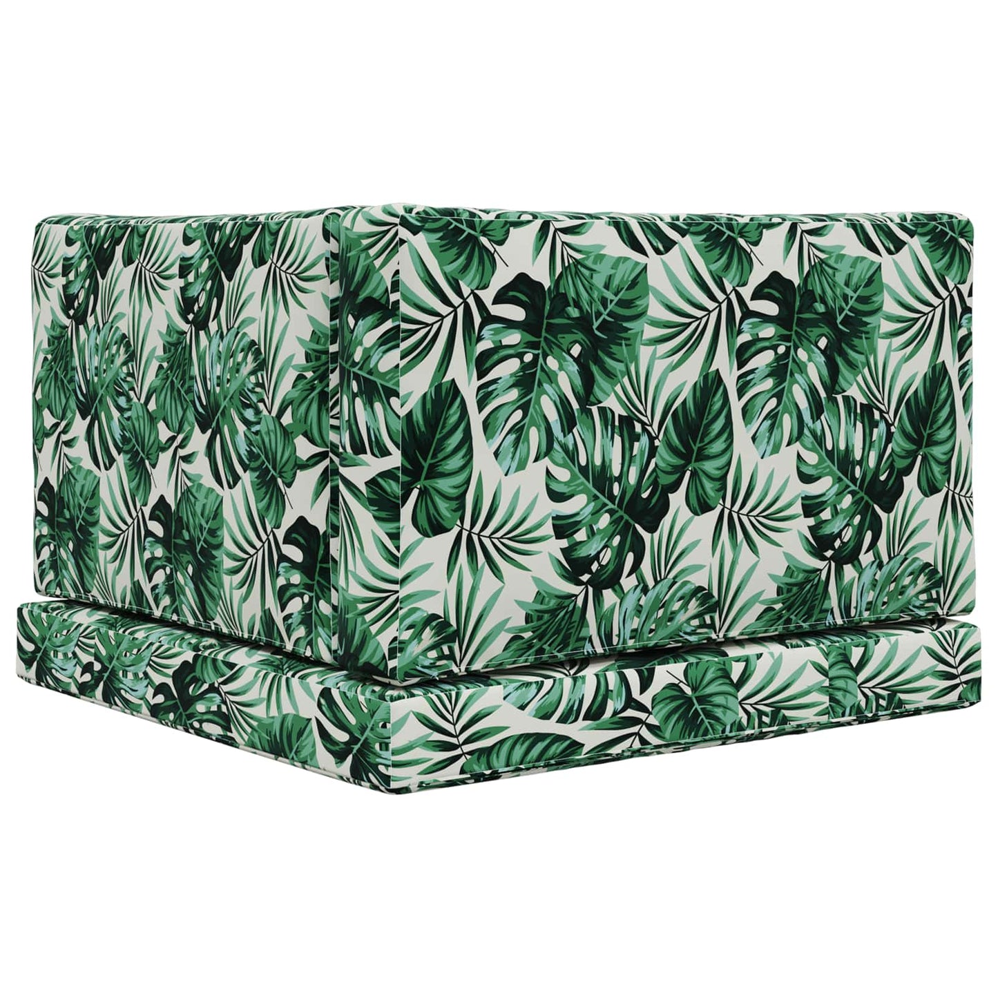Buiten bankkussen 3 pcs Bladpatroon Polyester