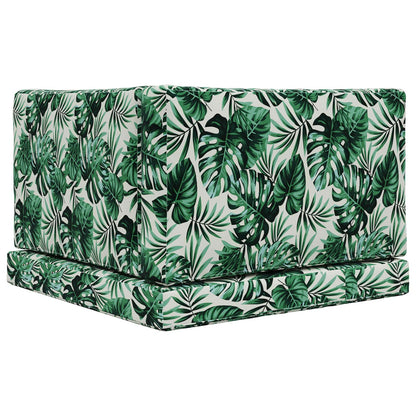 Buiten bankkussen 3 pcs Bladpatroon Polyester