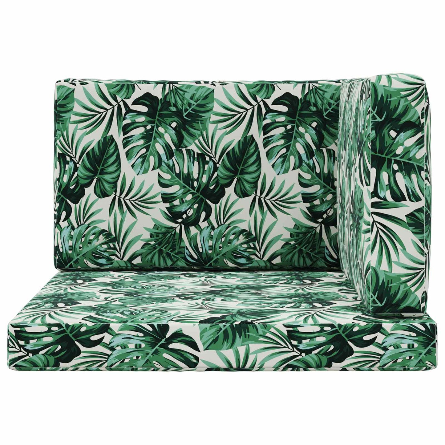 Buiten bankkussen 3 pcs Bladpatroon Polyester