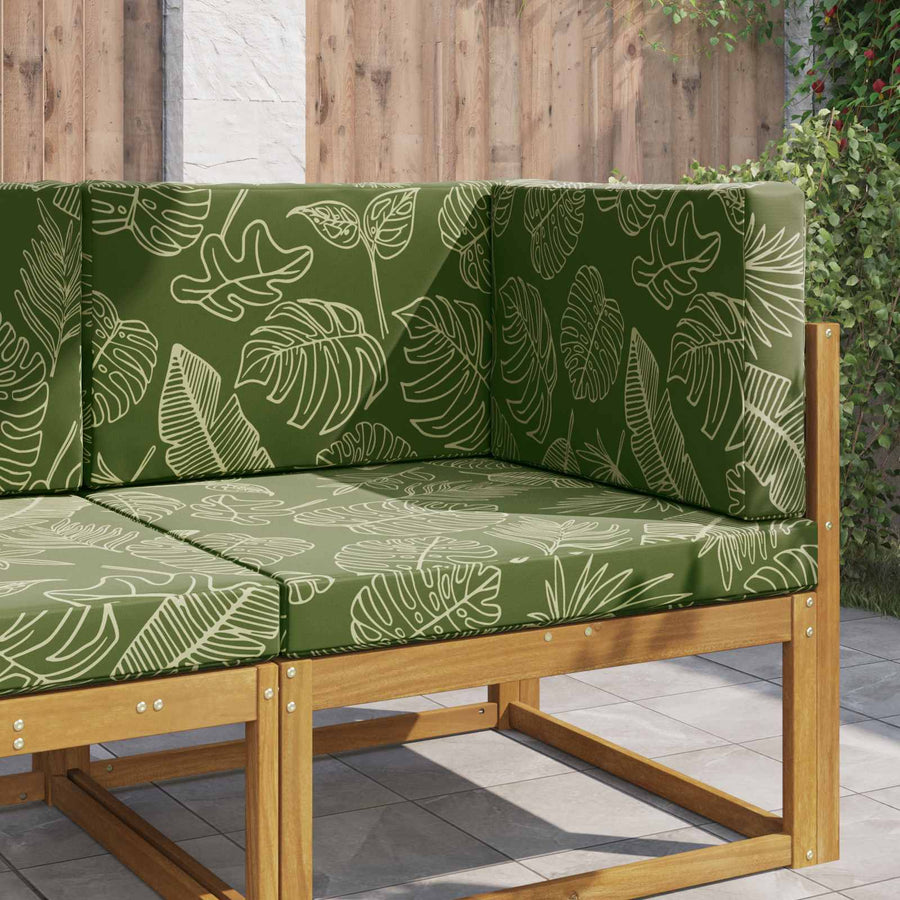 Buiten bankkussen 3 pcs Bladontwerp Polyester