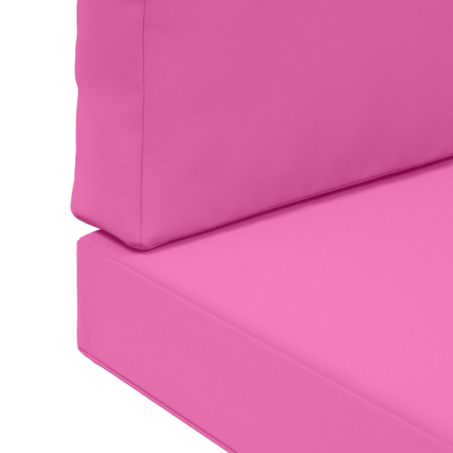 Buiten bankkussen 3 pcs Roze Polyester
